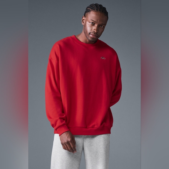 Alo Yoga Unisex Accolade Crew Neck Pullover - Picture 2 of 8